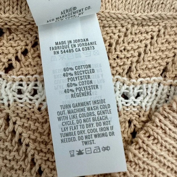 ☀️ New! AERIE Sweater Knit Striped Short - Picture 7 of 12